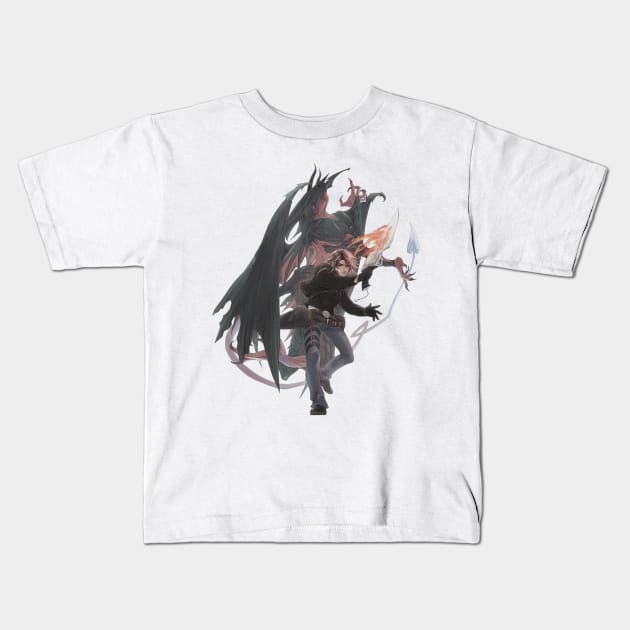 Gunblade Master Kids T-Shirt by SkyfrNight